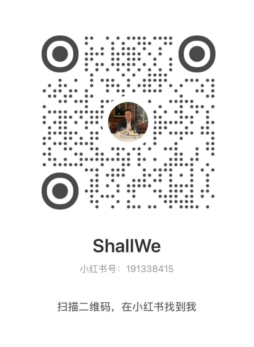 Scan to follow ShallWe on Xiaohongshu